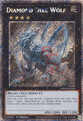 Diamond Dire Wolf - RA04-EN200 - (Platinum Secret Rare) - 1st Edition